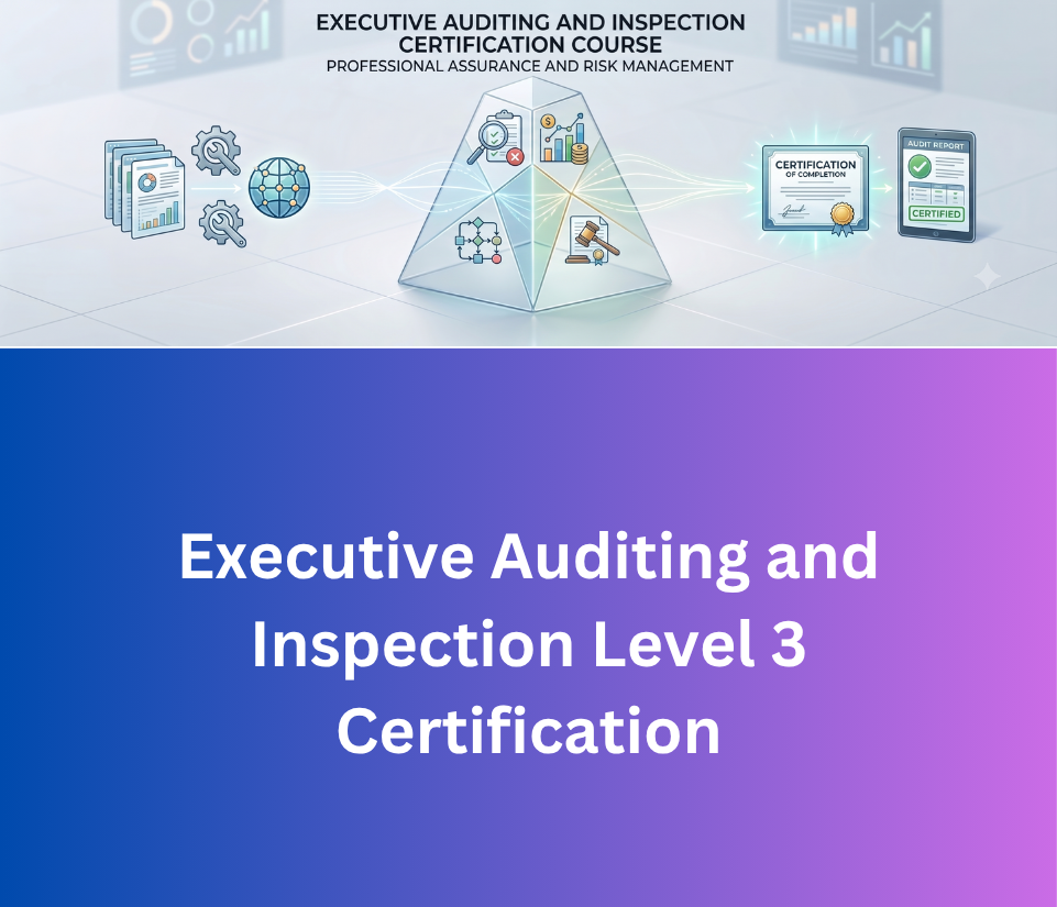 Executive Auditing & Inspection Level 3 Certification Course